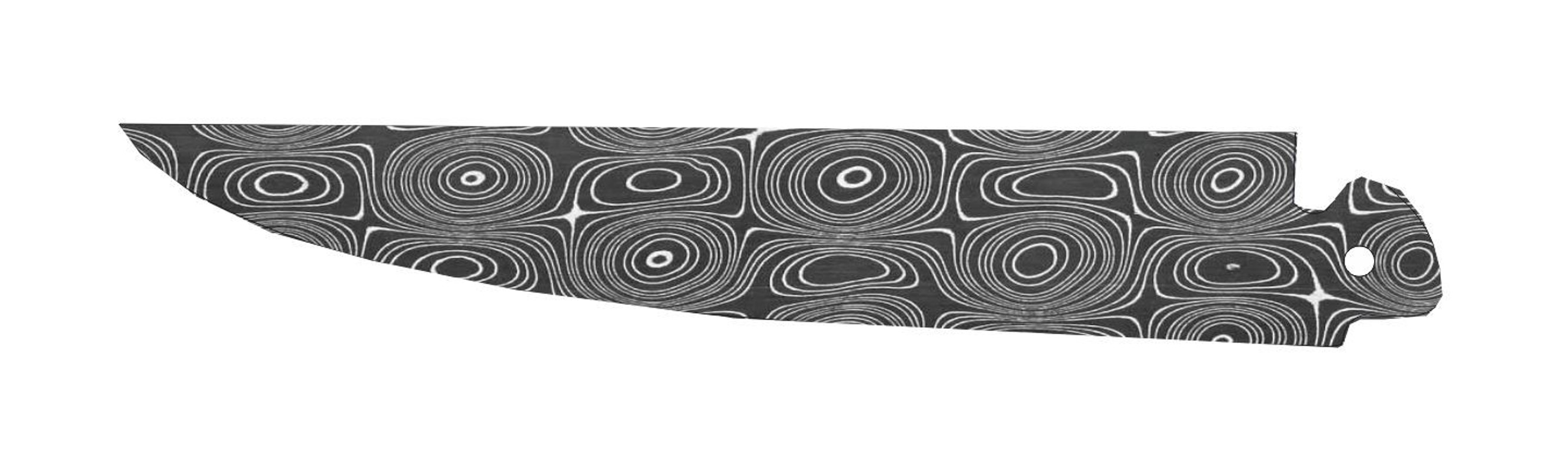 Damascus steel blade THE THIERS® Target